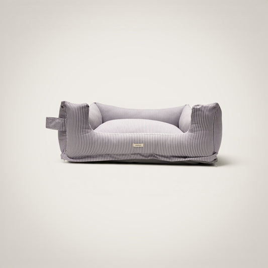 Cama Líneas Gris para perro, foto 2