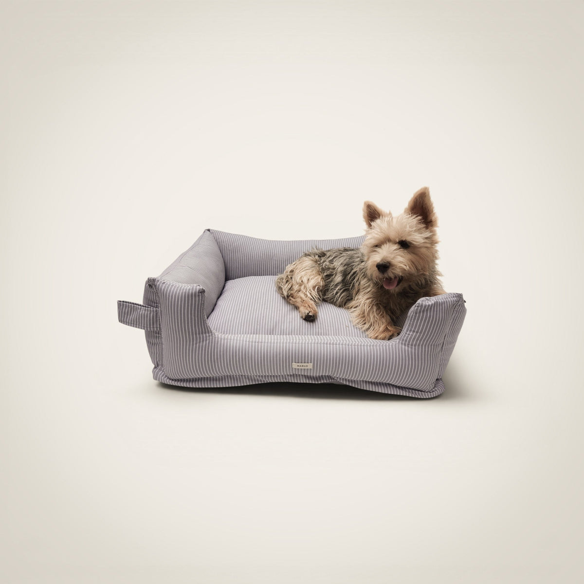 Cama Líneas Gris para perro, foto 3