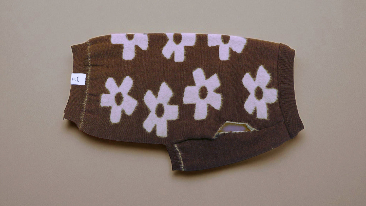 Suéter Flores Café