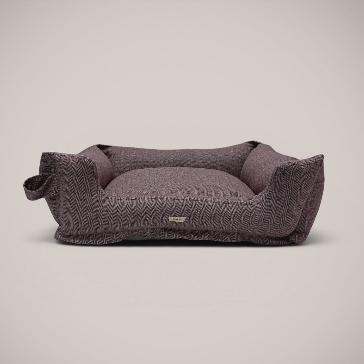 Cama Palmira lavanda con perro