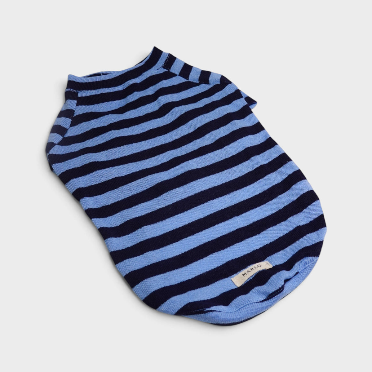 Playera de algodón azul MARLO para perro, foto 7