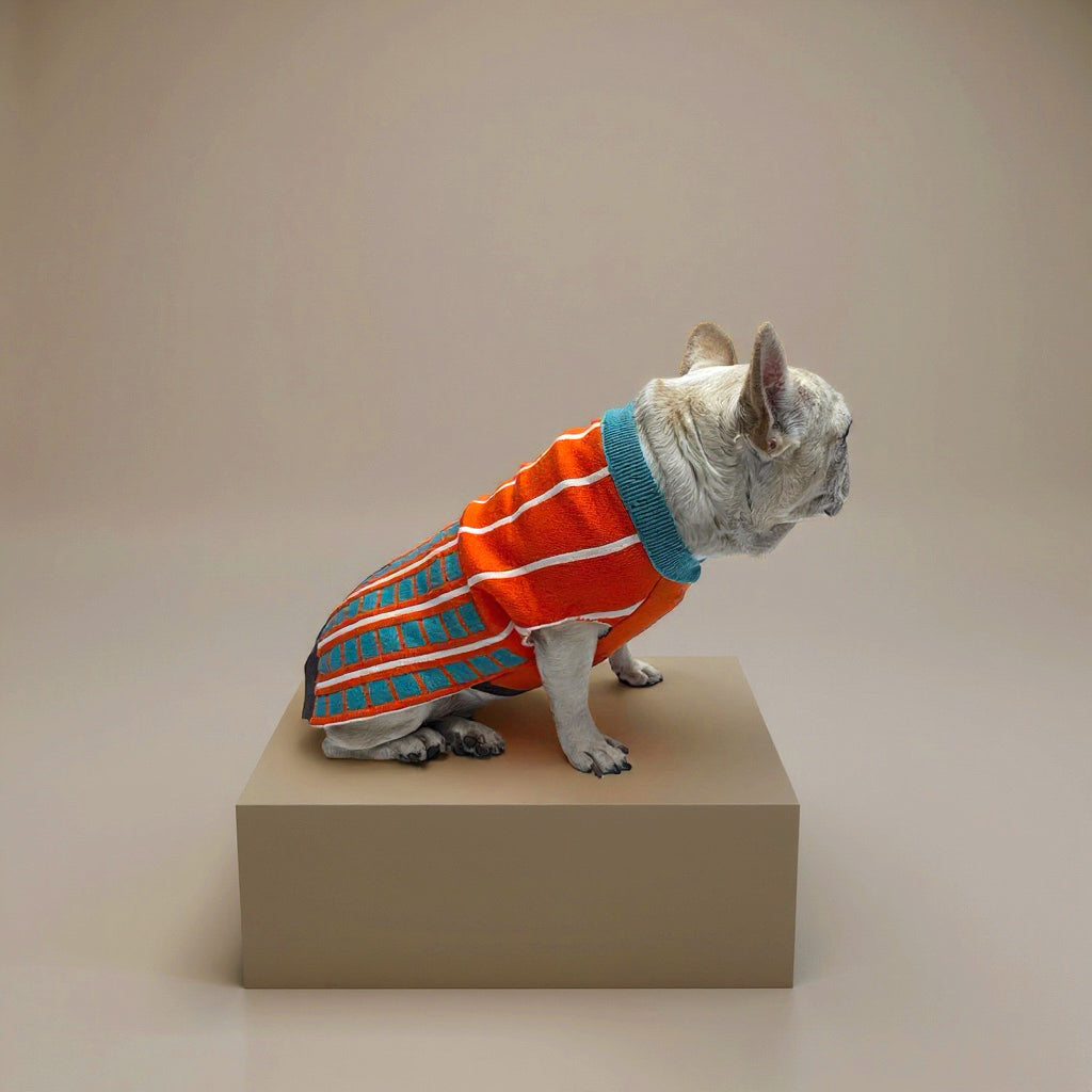 Suéter Lineas Naranja