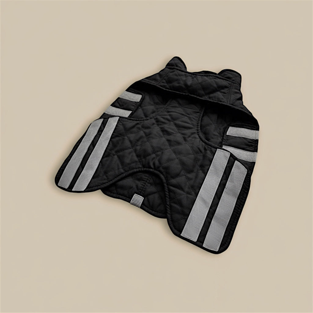 Gabardina Mostaza y negra